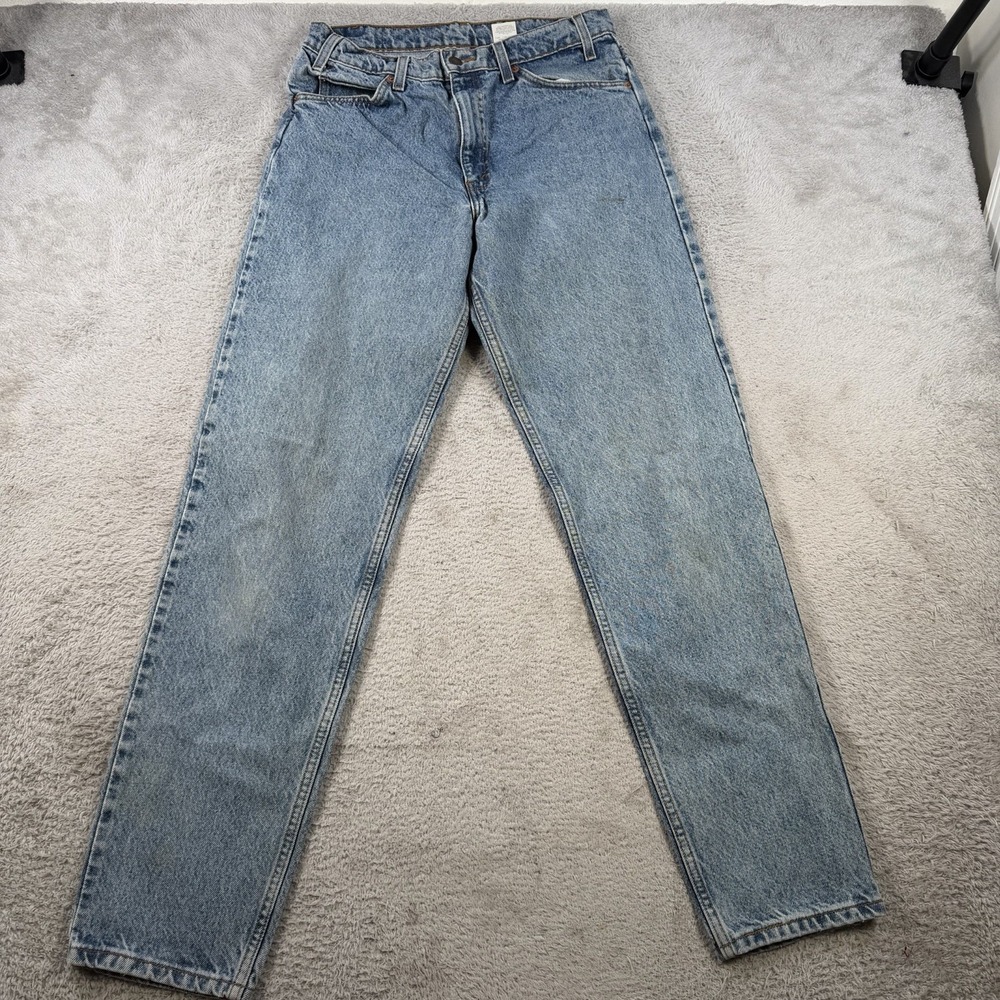VTG Levis Jeans Mens 32x34 (Fit 30x32) Blue 550 Denim Orange Tab Relaxed Tapered